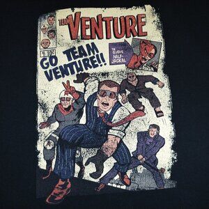 Venture Brothers, Black T-Shirt 3XL Adult Swim Graphic Tee